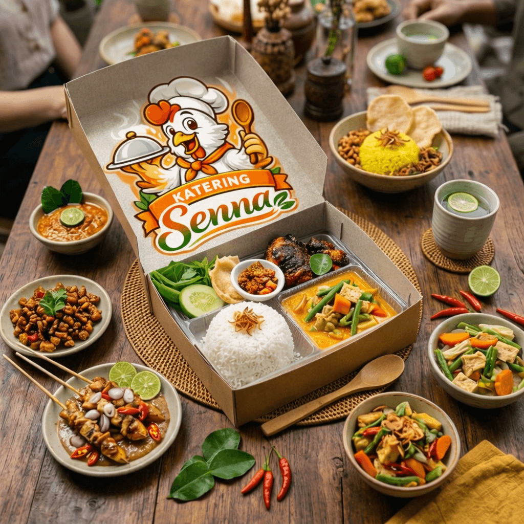 Tim dan dapur Catering Senna di Kebumen